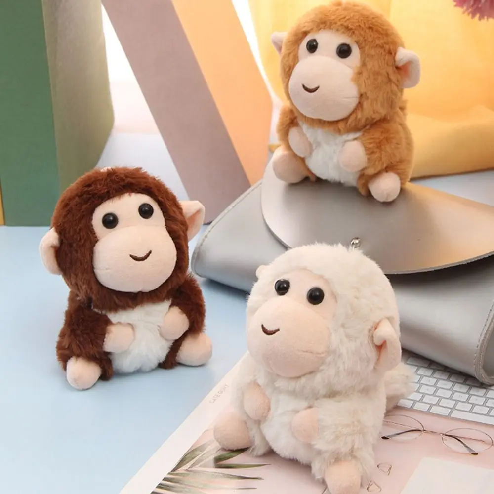 

Stuffed Animals Monkey Plush Toy Plush Doll Cartoon Little Monkey Pendant Soft Fur Kawaii Monkey Car Pendant Car Trinket