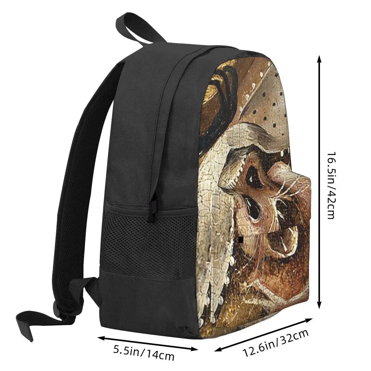 Central Pannel By Hieronymus Bo Backpack Student BookBag Kids School Bag Laptop Shoulder Bags for Boys Girls