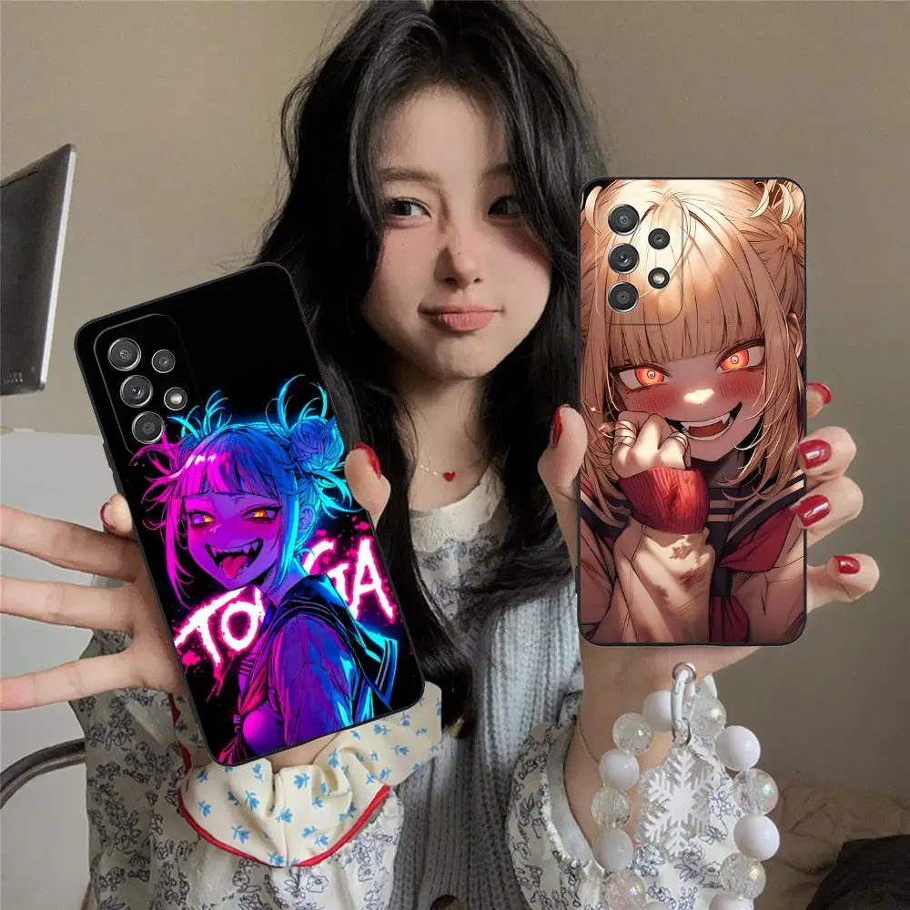 

My Hero Academia Himiko Toga Phone Case for Samsung Galaxy M55 54 42 35 34 33 32 23 22 15 14 13 12 F55 5G Colour Protective