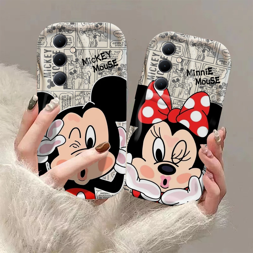 

Disney Mickey Minnie Mouse 3D Wave Case For Samsung A73 A72 A71 A55 A54 A53 A35 A34 A33 A25 A24 A23 A15 A14 A13 A05 4G 5G Cover