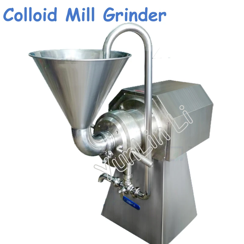 Horizontal Colloid Mill Stainless Steel Food Grinder Pulverization Emulsification Machine Homogenization