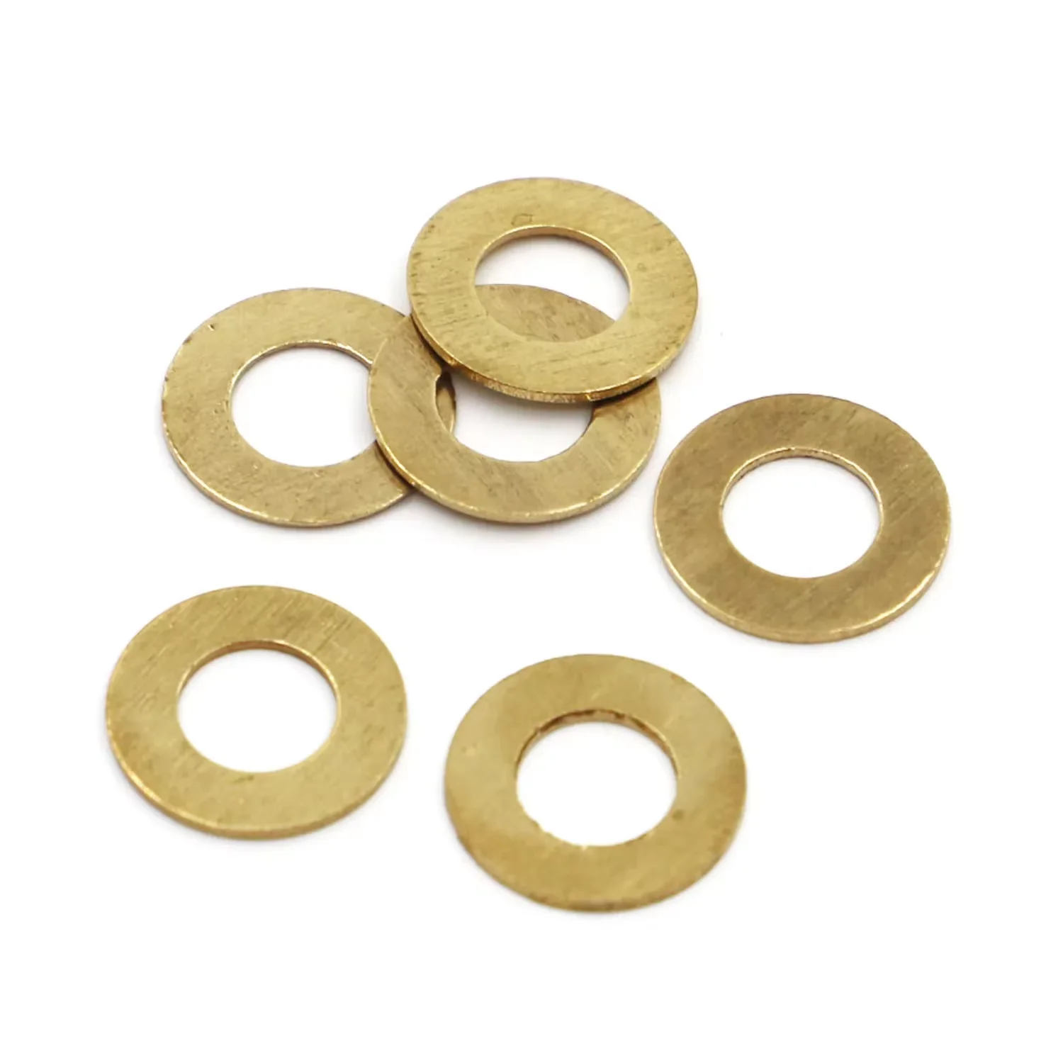 M2 M3 M4 M5 M6 M8 M10 M12 M14 M16 Massivmessing-Unterlegscheibe 5-100 Stück GB97 DIN125 Kupfer-Flachdichtung – Detail 2