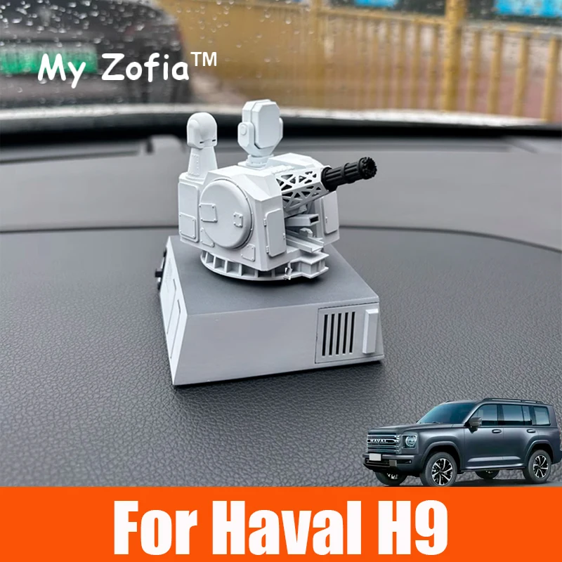 

For Haval H9 2nd 2024 2025 Car Solar energy creative car aromatherapy model decoration jamming bomb model manual Accessories