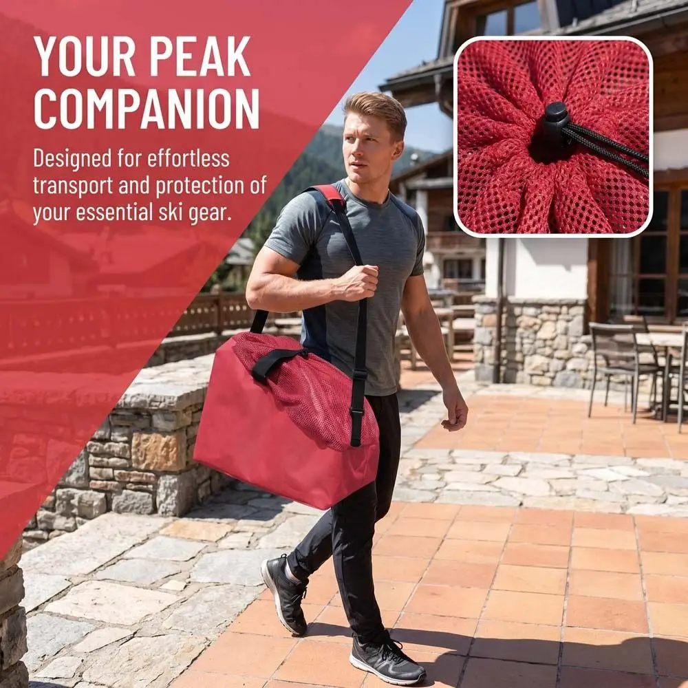 Large Capacity Ice Skate Bag Storage Bag Adjustable Strap Roller Skates Bag Carry Case Handbag Skating Shoes Bag Children Adult