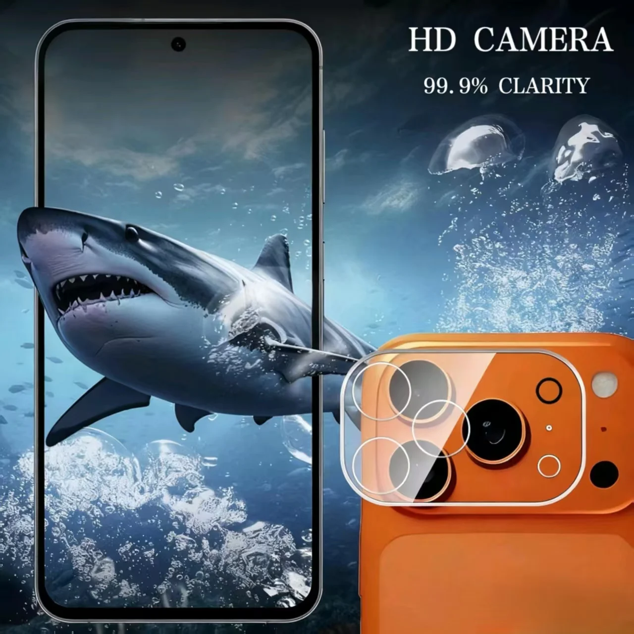1Pcs Neue Stil Schutz Für IPhone 17 Pro Max HD Kamera Protector 3D Objektiv Fall Für 17Pro 17 9H zurück Objektiv Glas Film Abdeckung Kappe
