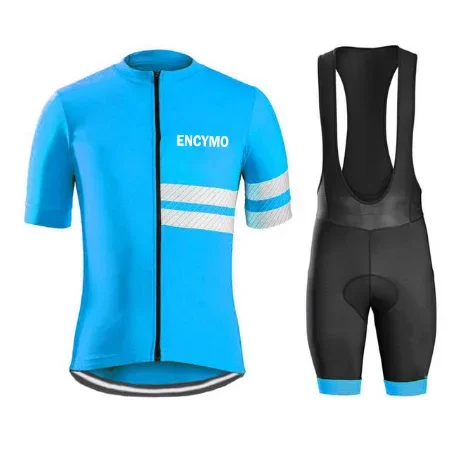 2022 Cycling Jersey Men's Style Short Sleeves Cycling Clothing Sportswear Outdoor Mtb Encymo Bike Clothing Set