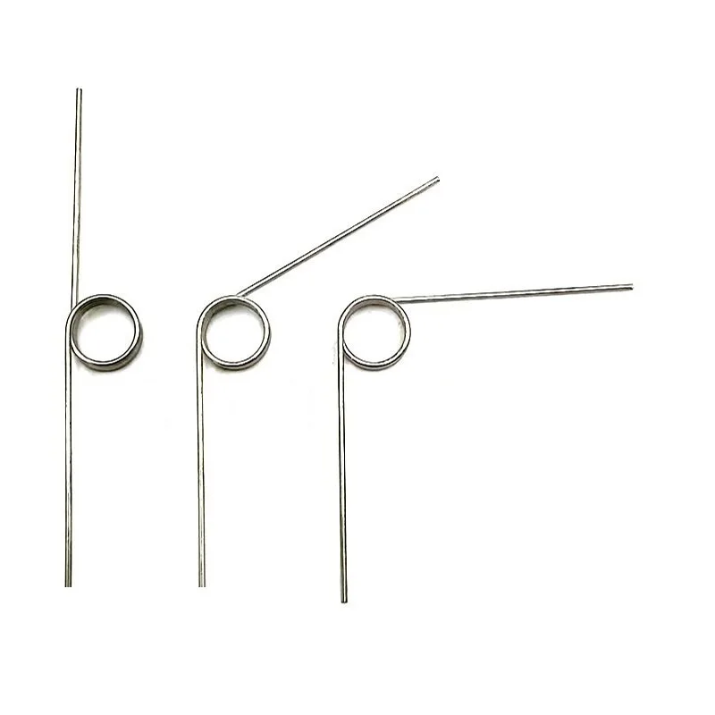 Wire Diameter 0.4mm 304 Stainless Steel 10Pcs V-shaped Helical Torsion Spring Angle 60 90 120 180 Degrees Outer Dia 2~6mm