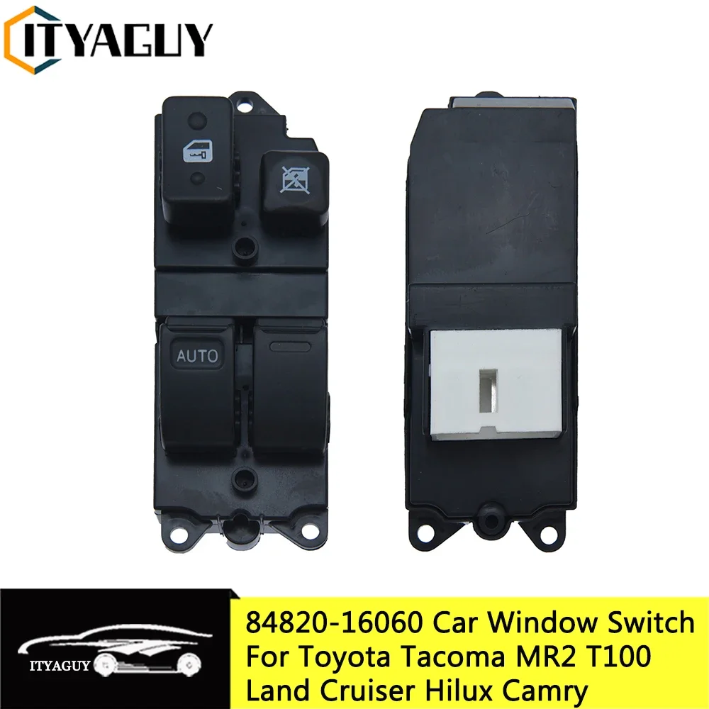 84820-16060 interruptor principal de ventana de coche eléctrico delantero izquierdo para camioneta Toyota T100 Tacoma Paseo Tercel Camry 8482016060