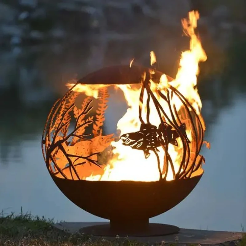 

Death Star Design Metal Ball Fireball
