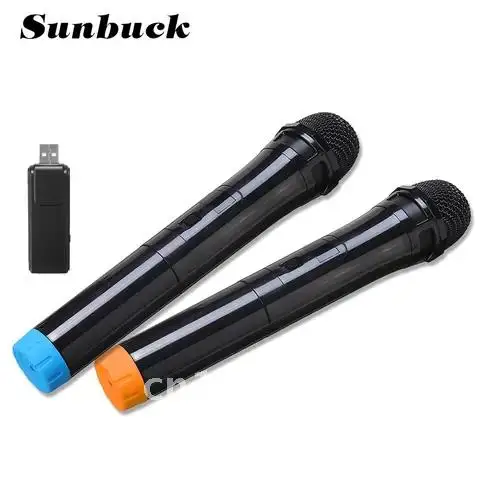 

Universal SUNBUCK UHF Wireless Professional Handheld Microphone with USB Receiver For Karaoke For Church Performance Amplifier