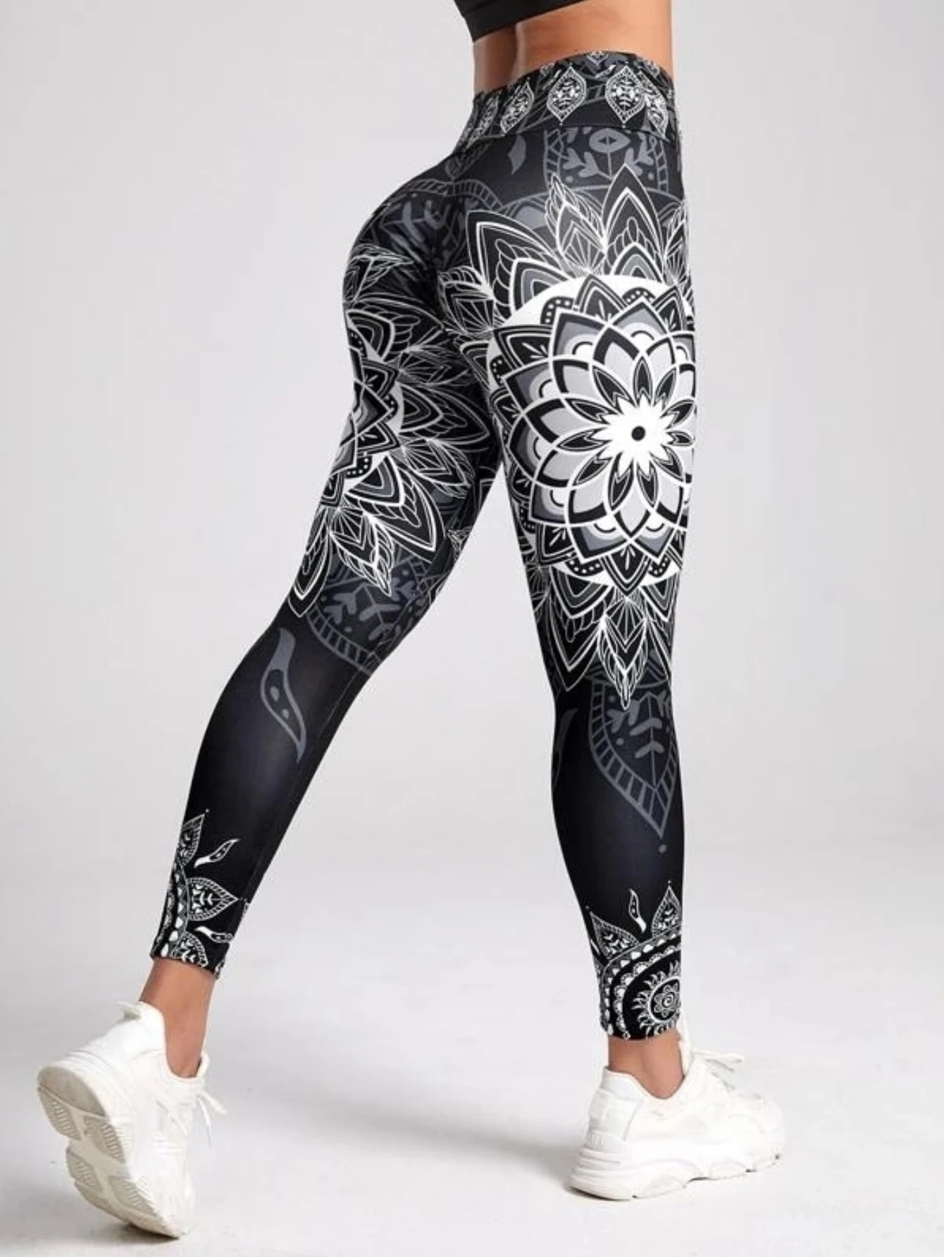 Kaleidoscope Printed Leggings Women Yoga Pants High Waist Booty Lifting Leggings Pants  Clothing Fitness Wear Purchasing Agent