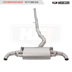 HEO Exhaust Catback For Mercedes BENZ W177 AMG A45 A45S CLA45 active sound system exhaust valves exhaust