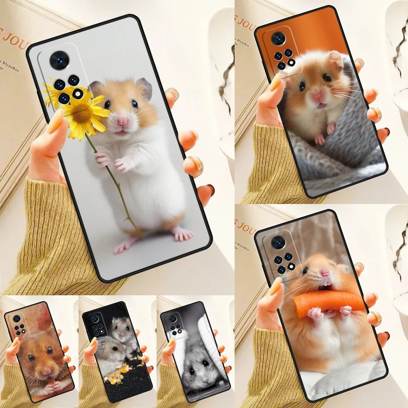 Pets 1 Hamster Case For Samsung Galaxy S24 Plus S23 S20 S21FE Lite S22 Ultra Note 20 S8 S9 S10 Phone Coque