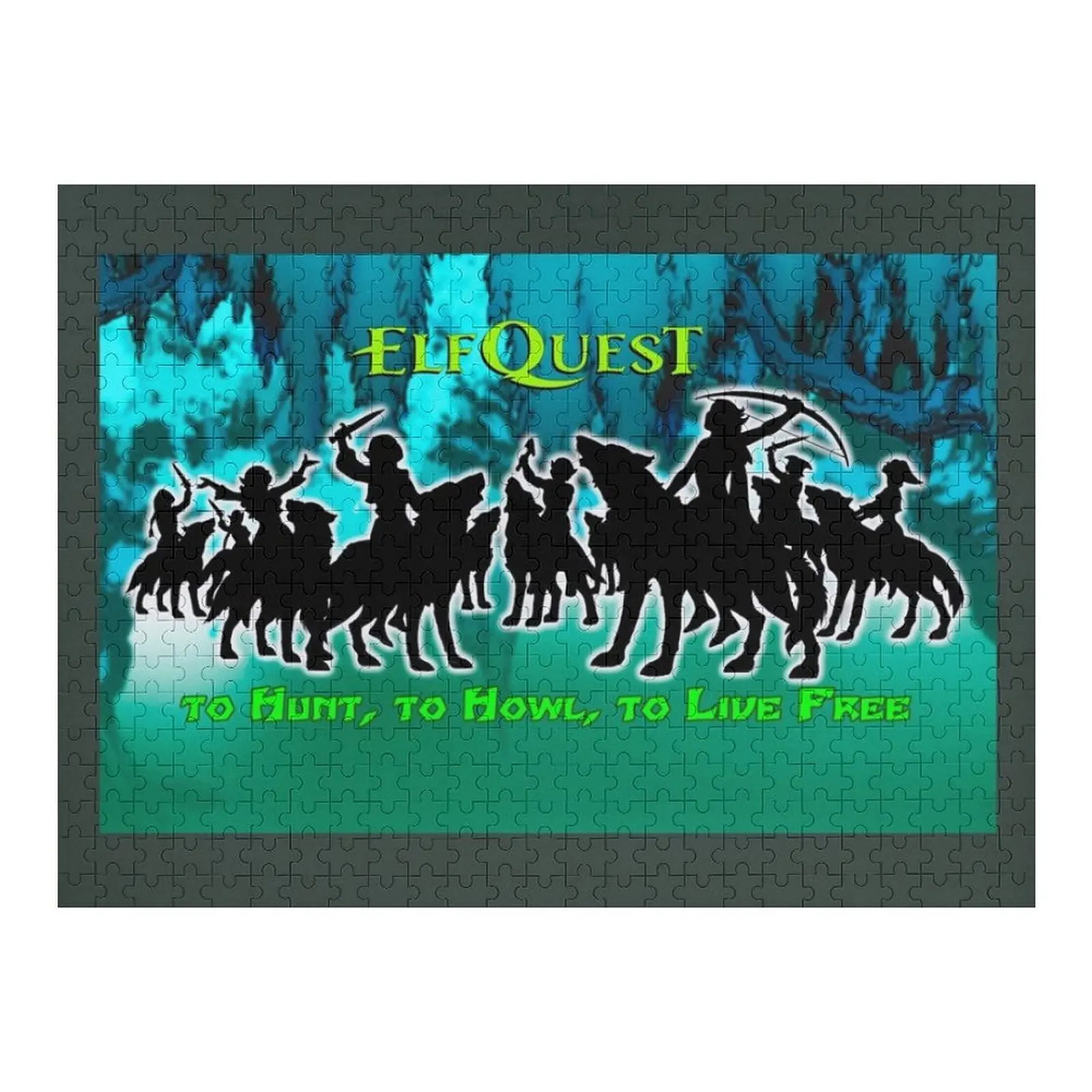 

ElfQuest: для охоты, для чего, для жизни бесплатно! Пазл, кусочки головоломки для взрослых, настраиваемый подарок, персонализированная детская игрушка-головоломка