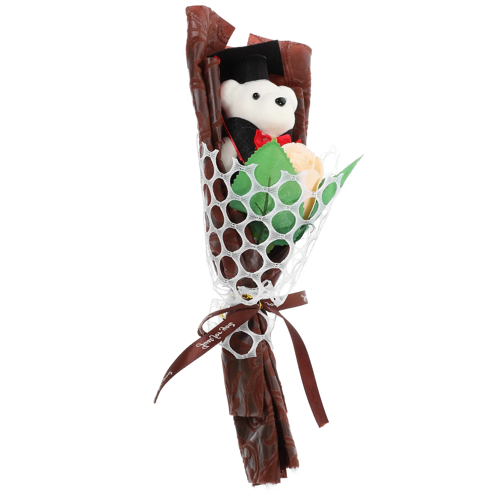 

Adorable Graduation Bear Bouquet Unique Keepsake Gift for Graduates Photo Prop Stylish Graduation Decoration Bouquet Present