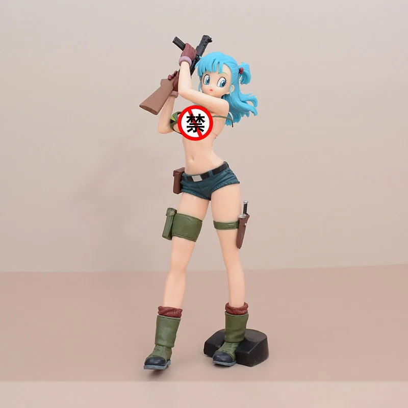 Bulma Camouflage Clothing Animation Action Figure Toy Sex Girl Collection Model Doll