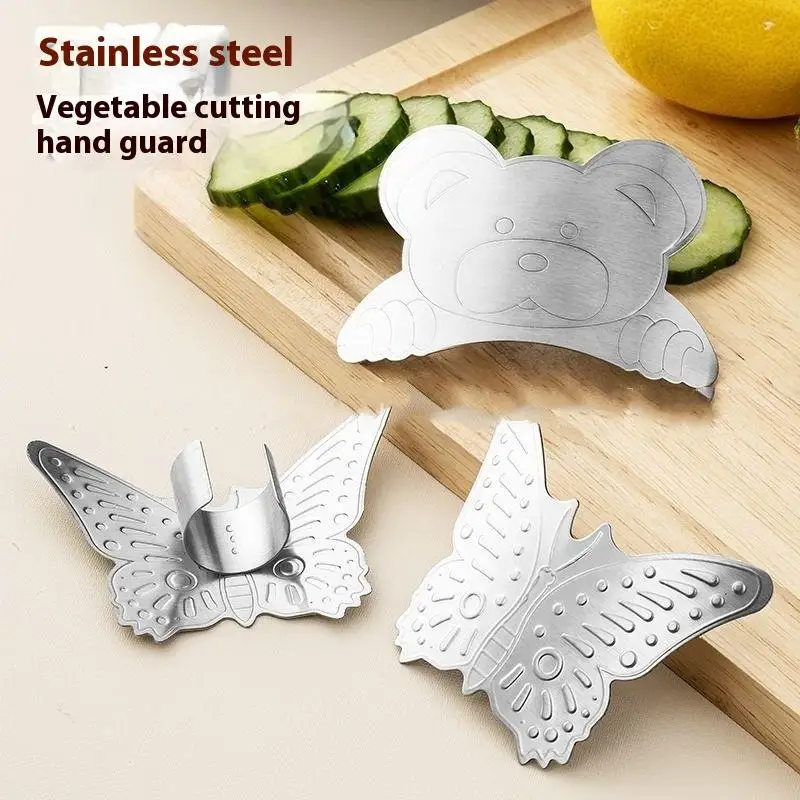 New Stainless Steel Finger Guards For Cutting Kitchen Tool Finger Protectors To Avoid Hurting Durable Cutter Safety Finger Guard