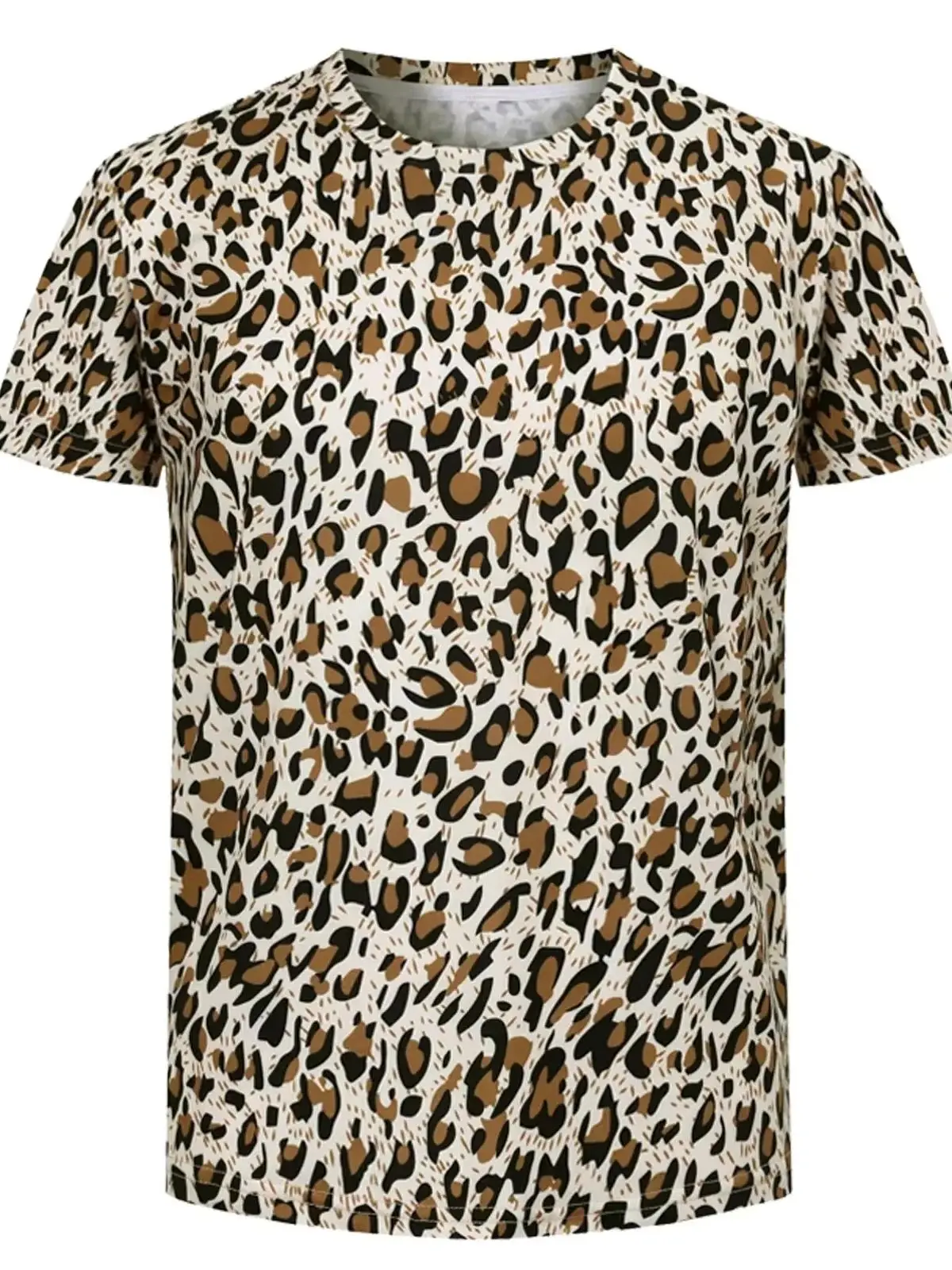 Peau de tigre imprimé léopard T-Shirt drôle garçons filles t-shirts à manches courtes 2-10Y été enfants vêtements Animal T-Shirt pour vêtements de fête