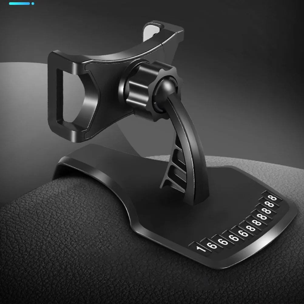 

Multipurpose 360 Degree Rotatable Phone Holder Black Grey Phone Stand Dashboard Number Sign GPS Shelf Clip