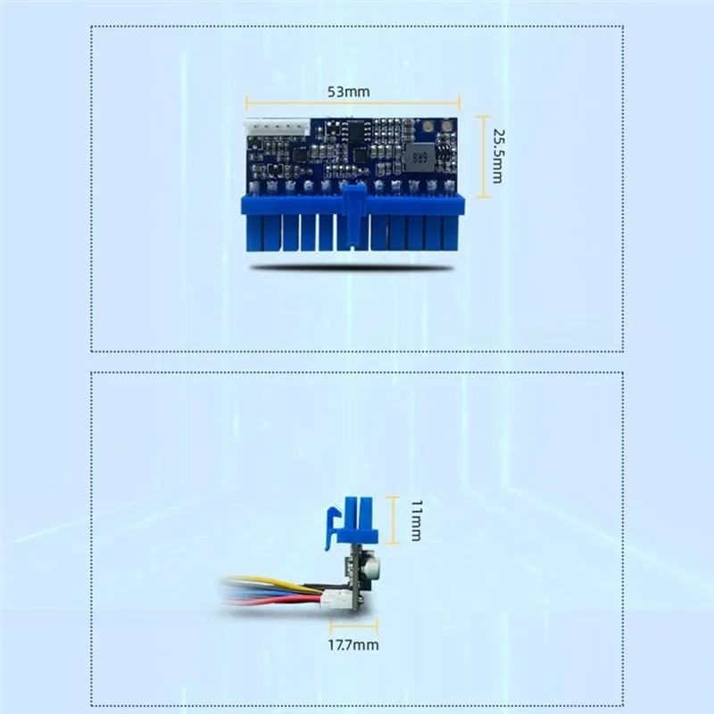 DC-ATX 160W Direct Plug Power Module 12V 160W High Power PSU 24Pin MINI ITX DC To ATX PC Power Supply