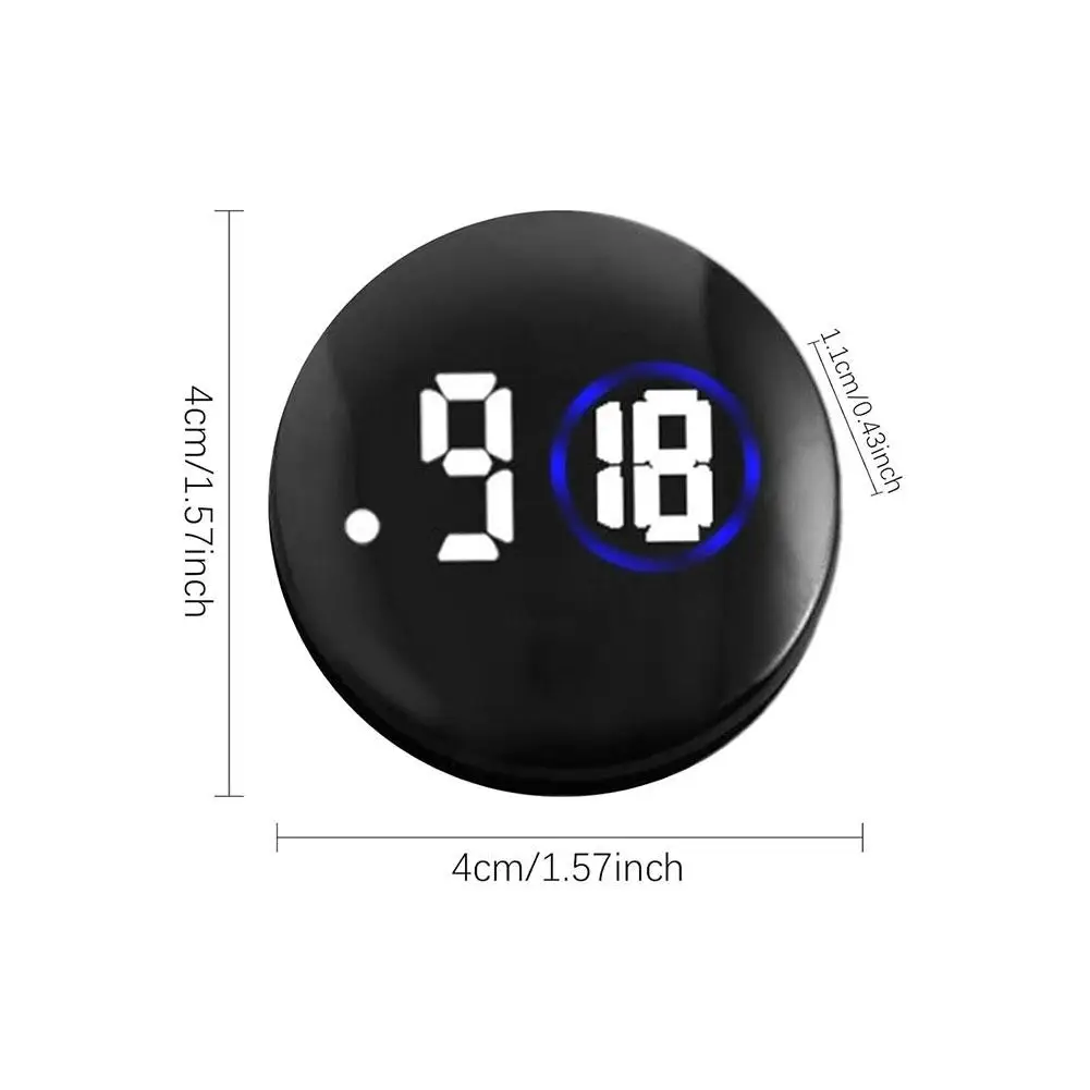 Digital Car Clock Touch Sensitive Display Car Dashboard Clock Waterproof Bike Clock Portable Dashboard Clock For Car Truck