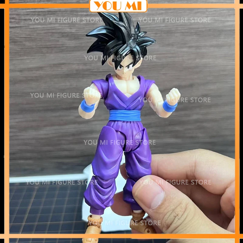 Tigery Dragon Ball Shf Ssj Super Saiyan Son Gohan Black Hair Headsculpt Heads Accessories Kit Anime Action Figure Model Toys