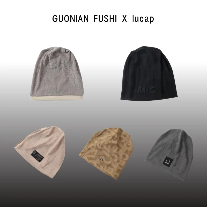

Stacked Hat Womens Spring and Autumn Thin Knitted Yarn Spring and Autumn Fashion Show Face Small Baotou Cold Hat