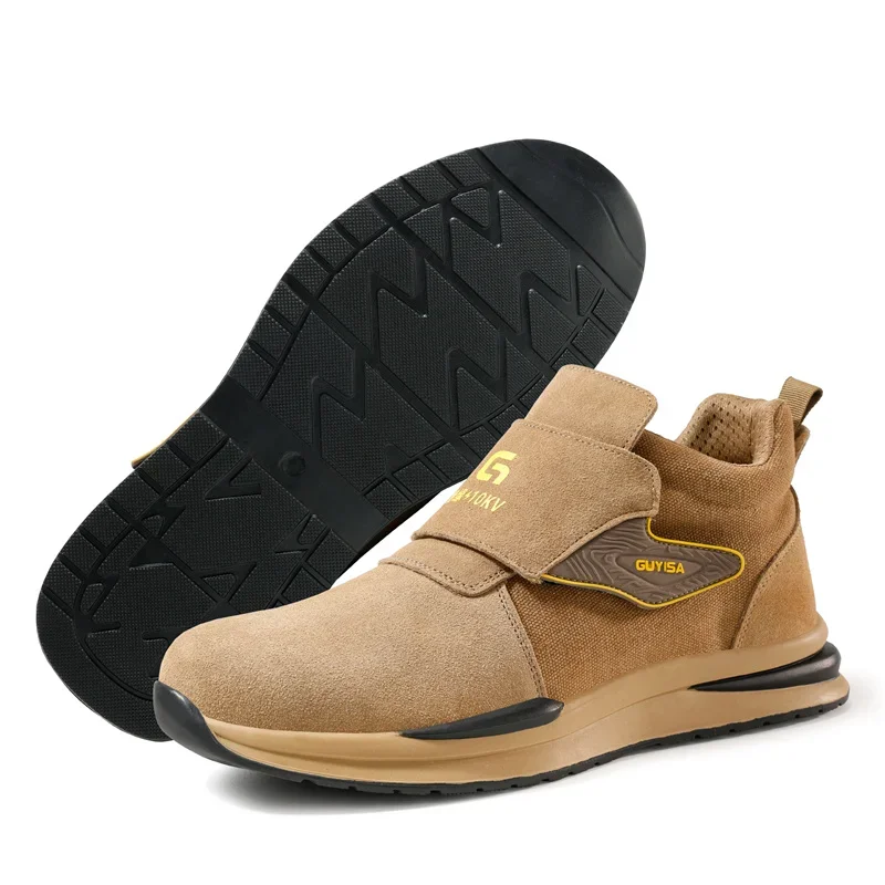 Moda 2024 ultime scarpe da saldatura resistenti al calore 10KV puntale in acciaio scarpe antinfortunistiche da lavoro da uomo scarpe da ginnastica