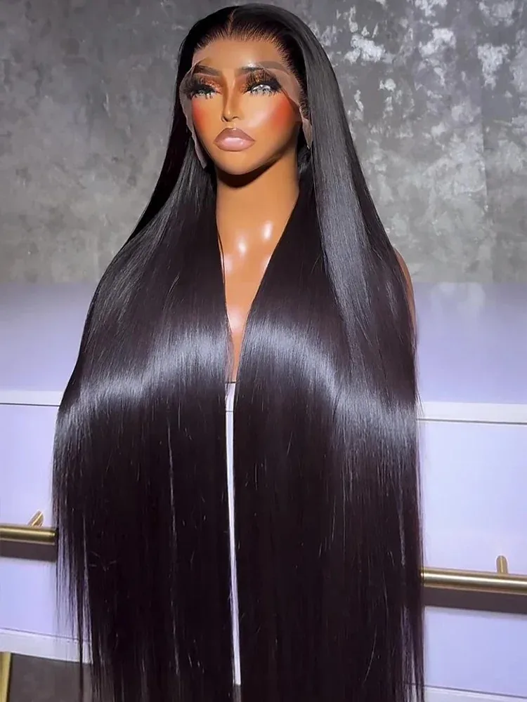 

Готовый к ношению бесклеевой HD парик на шнурке, прямые человеческие волосы 5x5, парики из натуральных волос, бразильский 13x4, прозрачный парик на шнуровке 180