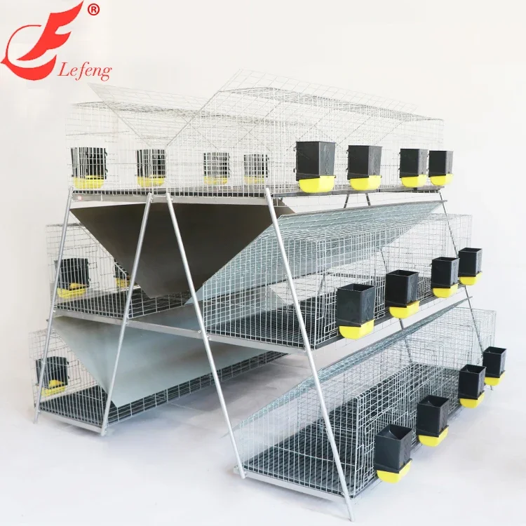 High-quality Industrial Breeding Rabbit Cages Commercial Industrial Farm Rabbit Cage Wire Mesh Animal Cages