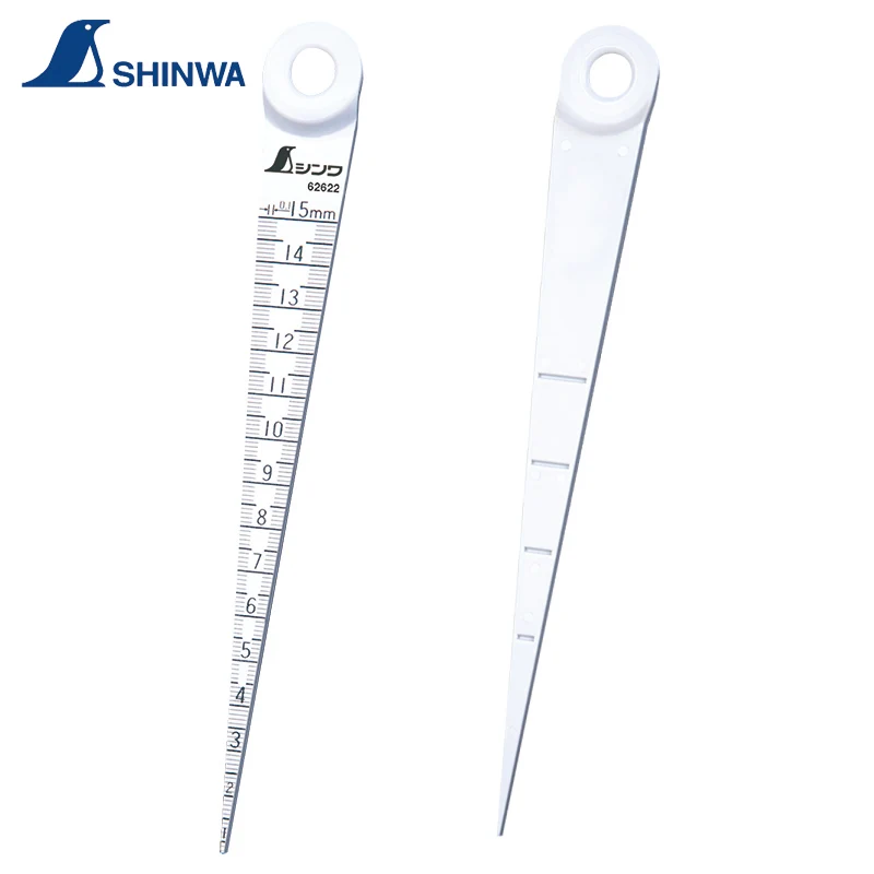 SHINWA Penguin Taper Gauge 62622 ABS Resin for Automobile Inspections for Measurement Inner Diameter or Dimension of Gap 1PCS