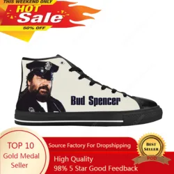 Banana Joe Bud Spencer Terence Hill Movie Actor Casual Cloth Shoes High Top Comfortable Breathable 3D Print Men Women Sneakers