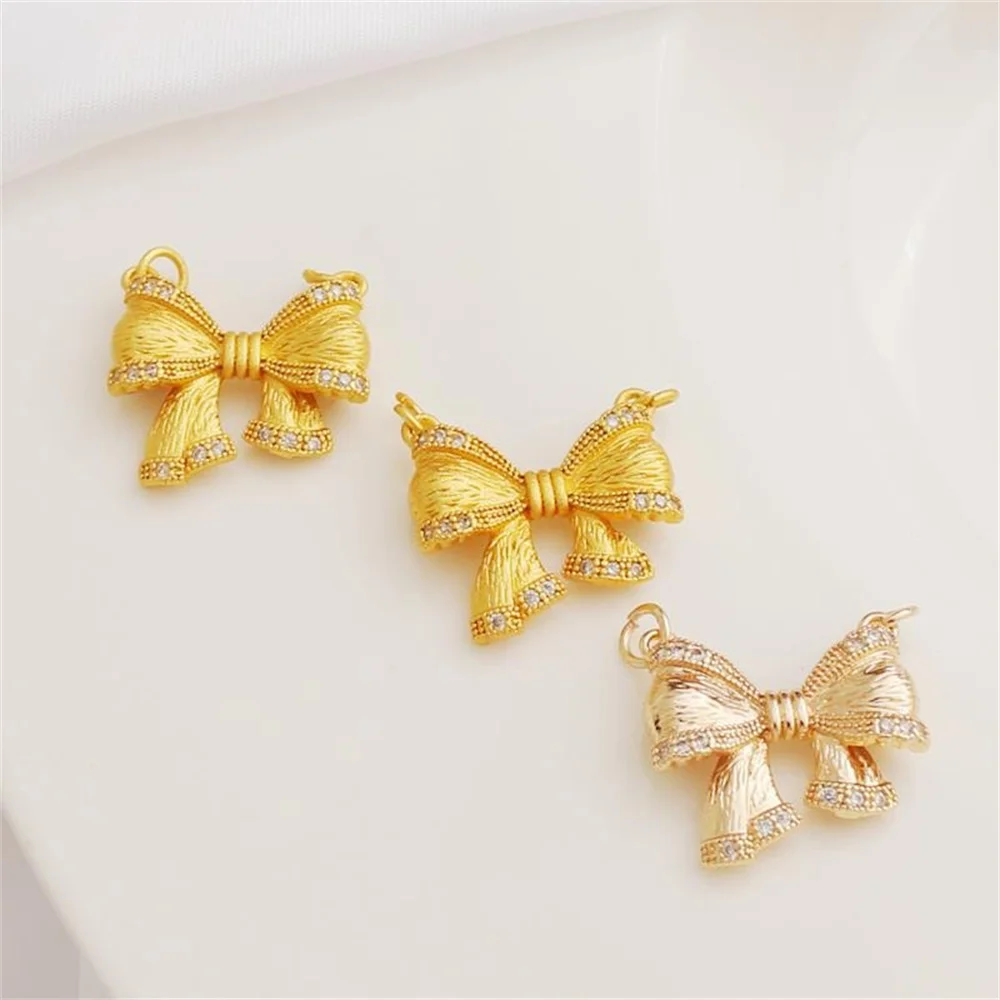 

Подвеска из 18-каратного золота, цвет не выцветает, матовое золото, двойное крепление, 15*21 мм, для самостоятельного изготовления браслетов, ожерелий, серег, аксессуаров