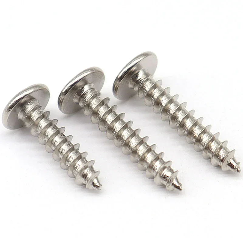 Nickel-plated Carbon Steel Cross Phillips Ultra Thin Flat Wafer Head Self Tapping Wood Screw M1.2 M1.4 M1.7 M2 M2.3 M2.6 M3~M4