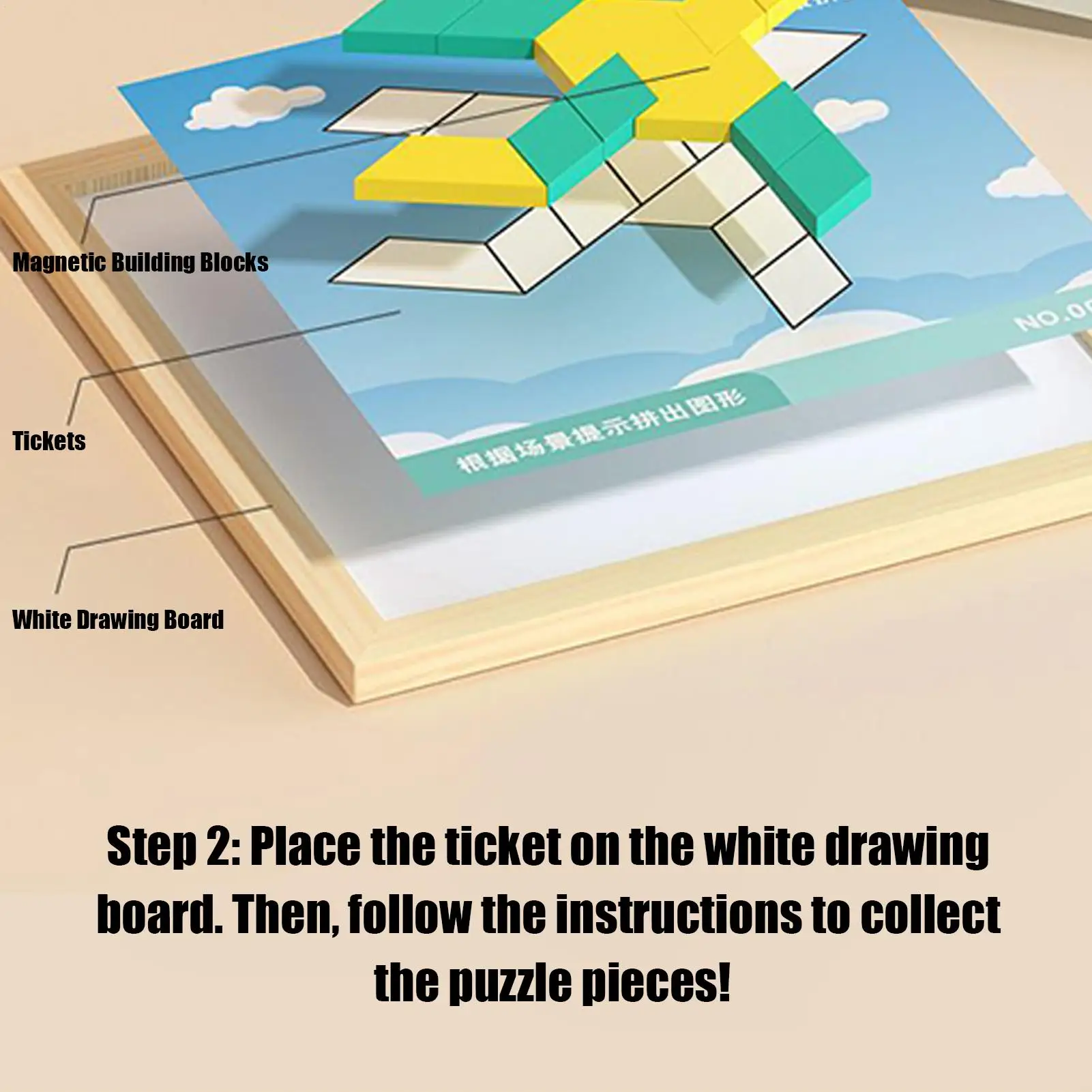 

Puzzle Game Wooden Magnetic Interactive STEM Educational Toy Teasers Toy Tangram Jigsaw For Youth Teens Children Sister Daughter