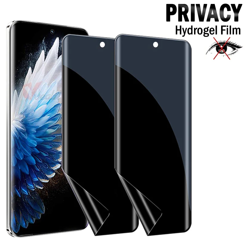 1-2 قطعة فيلم هيدروجيل مضاد للتجسس لـ Tecno Spark 40 20 Pro Plus واقي للشاشة لـ Tecno Camon 40 30s Pro فيلم الخصوصية وليس الزجاج