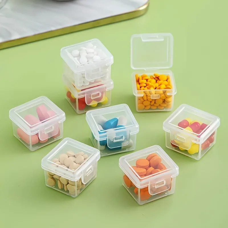 Plastic Desktop Medicine Storage Box with Lid Household Medicine Box Packaging Box