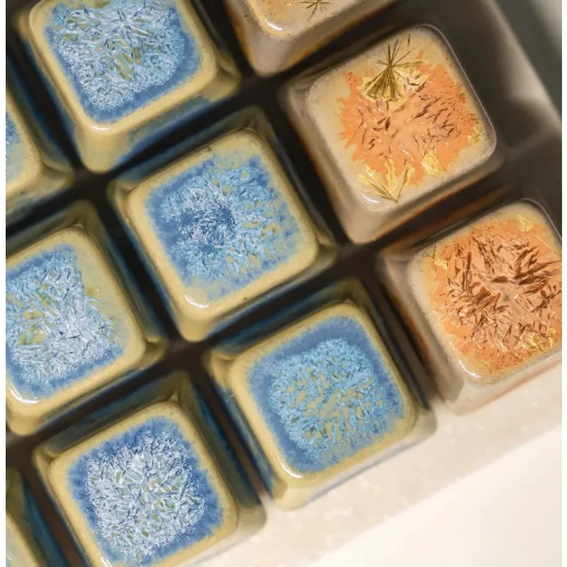 

Handmade Chinese Ceramic Keycaps Compatible with XDA Profile or ChreeyR4 Customized Key caps in Multiple Colors Cute Gift Keycap