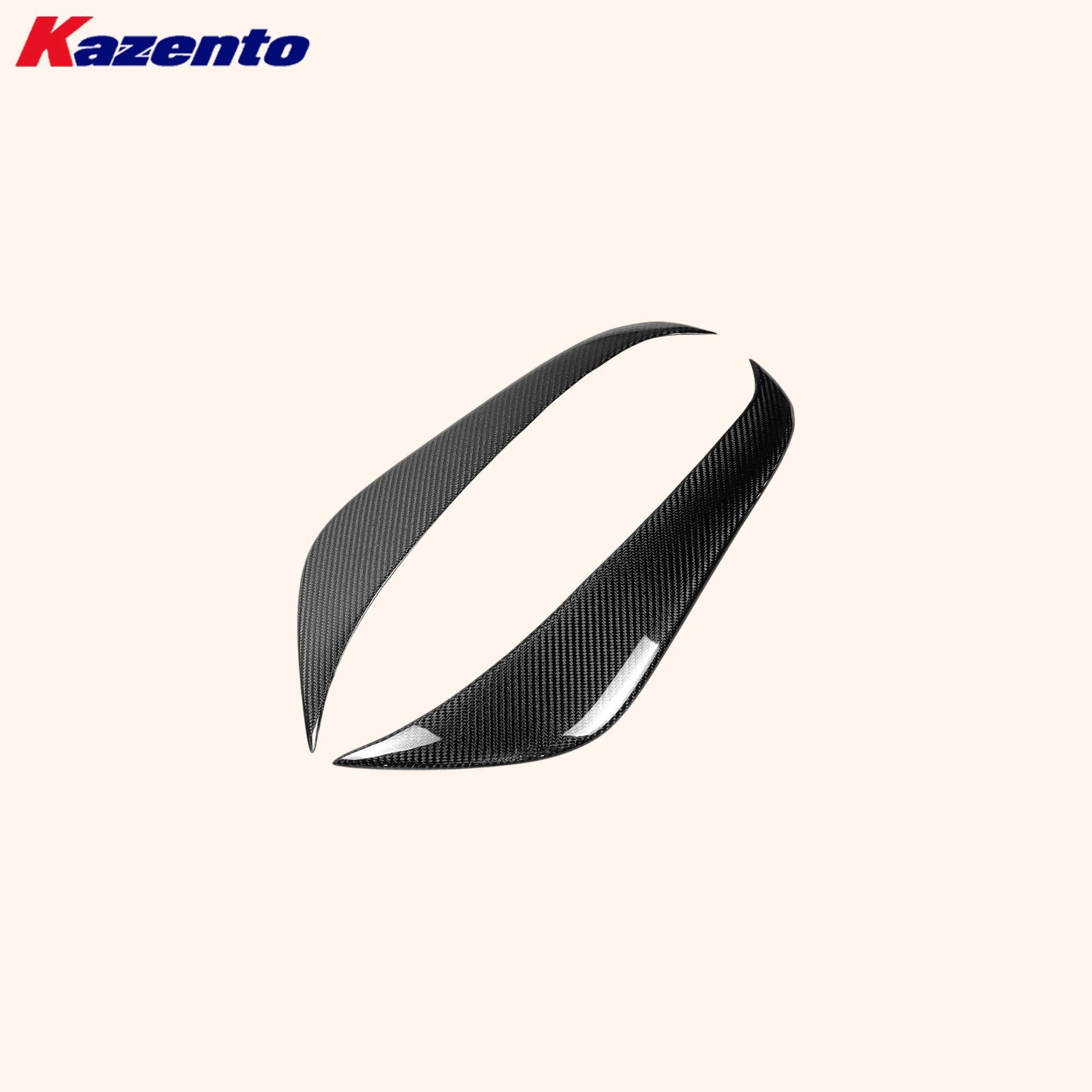 For 93-98 Supra MK4 JZA80 KZ Style Carbon Fiber Eyebrow Body Kit Pair 2pcs