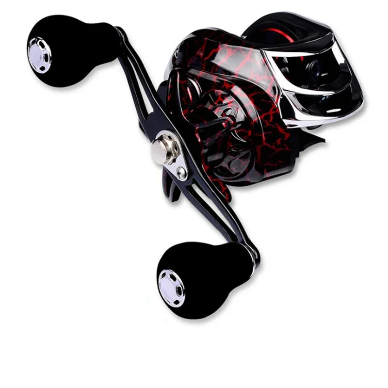 DYGYGYFZ Best Baitcasting Reel 8.1:1 12+1BB Bass Fishing Reel 10KG Max Drag Left Right Hand Reel Metal Dripping Wheel