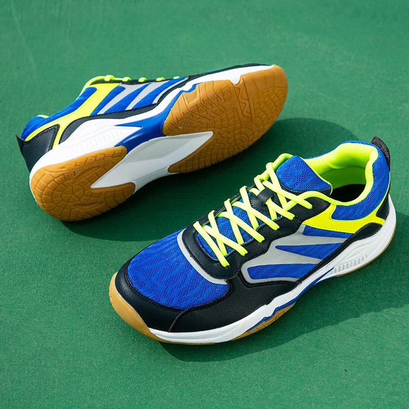 Męskie oddychające siatkowe buty do badmintona mężczyźni tenis stołowy Tenis siatkówka piłka ręczna sportowe trampki treningowe unisex 36-46