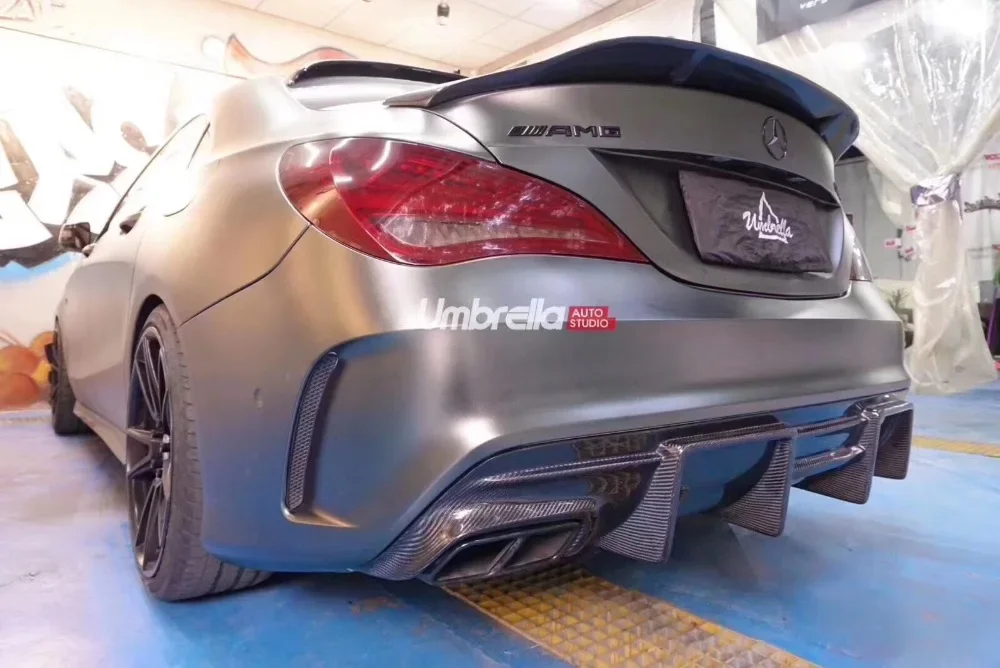 

Задний спойлер Woobest из углеродного волокна для Mercedes Benz Body w117 amg