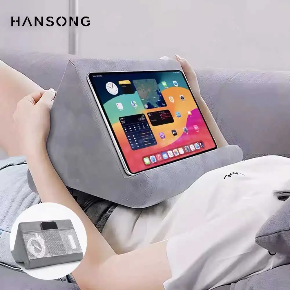 iPad Tablet Stand Multifunctional Sponge Pillow Holder for iPad Xiaomi Samsung Huawei Tablets Mobile Phone Support Cushion