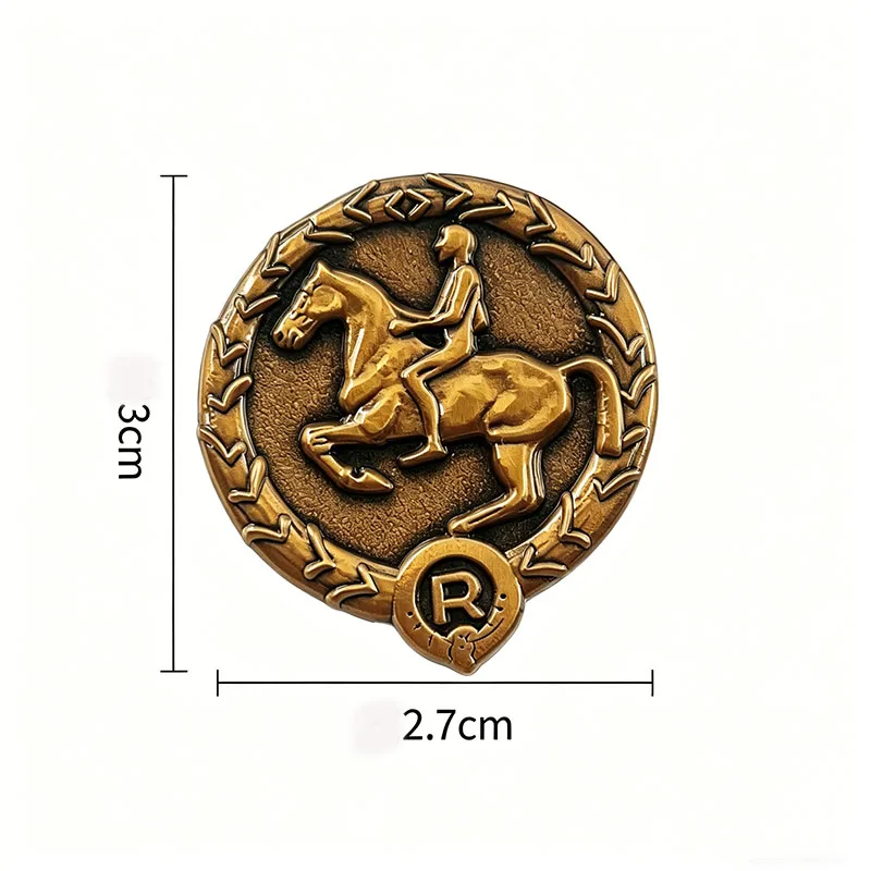 German Young Horseman Badge German Horse Riders Badge Vintage Equestrian Lapel Pin Backpack Decor Collectible Jewelry Gift