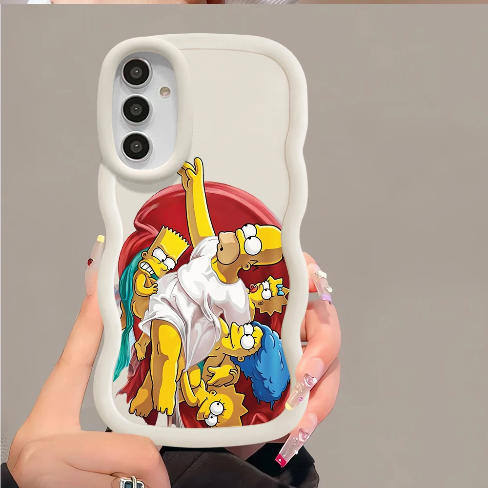 The S-simpsons Cute Case for Samsung Galaxy A11 A12 A13 A14 A15 A16 A21s A36 A26 A34 A33 A35 Soft Phone Cover