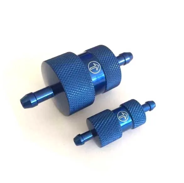 DLE Metal Fuel Filter for RC Gas Engine Airplane Inline Fuel Line Debris Protection