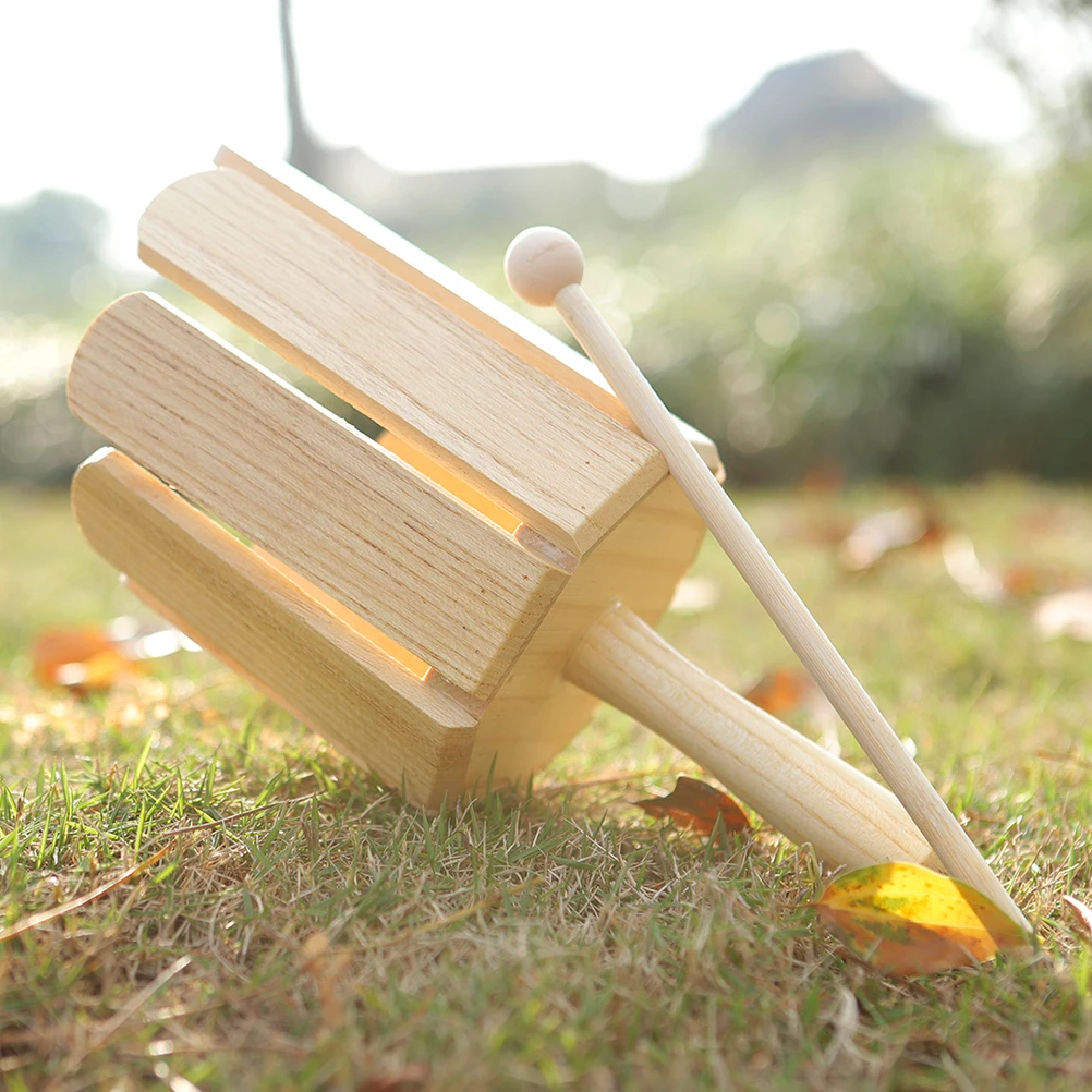 

Solid Wood Rhythm Percussion Instrument Musical Toy Kids Wooden Bucket Fun Plaything Children Day Gifts