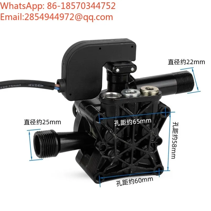 1812 Pump Head Assembly Household High Pressure Cleaner Accessories Car Wash Brush Pump Compatible Replacement Pump Head
