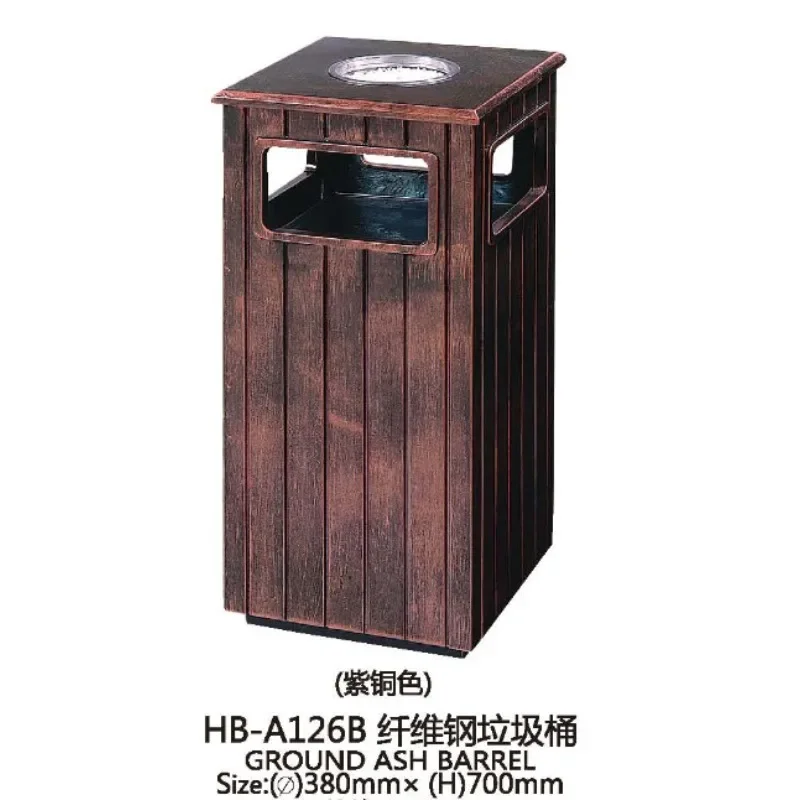 Manufacturers supply special trash cans for elevator entrances in hotel lobbies, stainless steel trash cans, fiber steel trash c