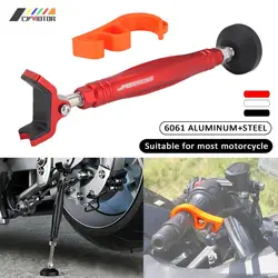 Motorcycle Support Wheel Stand Frame Balancer Lift Brake Lock Hook For KTM Honda Yamaha Kawasaki Suzuki Street Bike Universal
